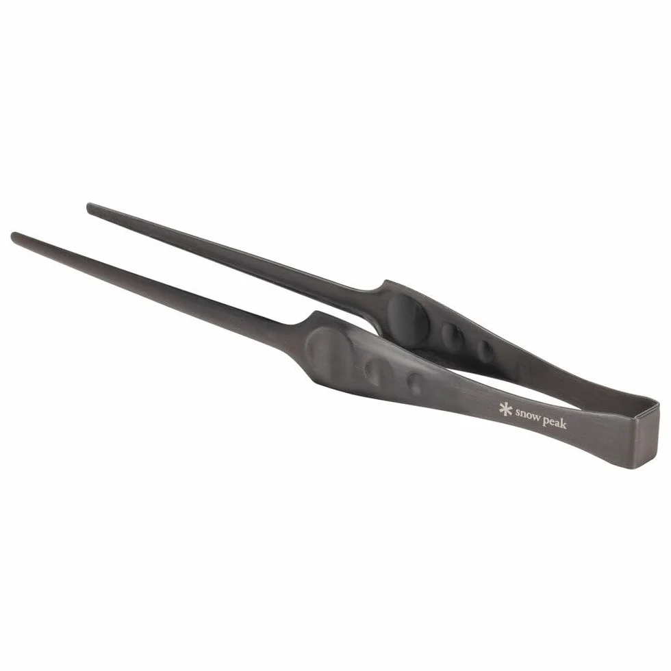 Snow Peak Pitts - Pinze per barbecue, griglia, focolare o casa, acciaio inossidabile, 27 cm