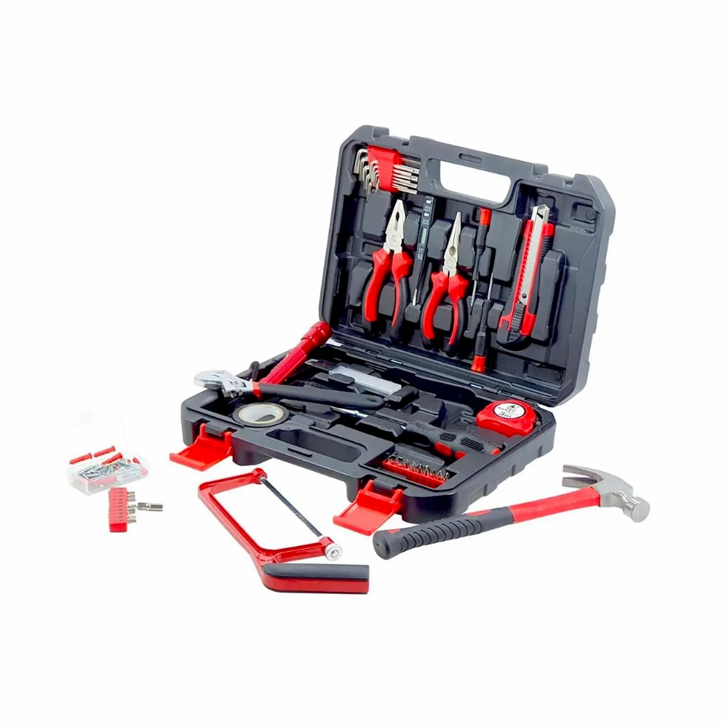 Avilia Set 143 Attrezzi Manuali con Valigetta - Kit Utensili Ideale per Lavori di Fai da Te, Bricolage e Professionali