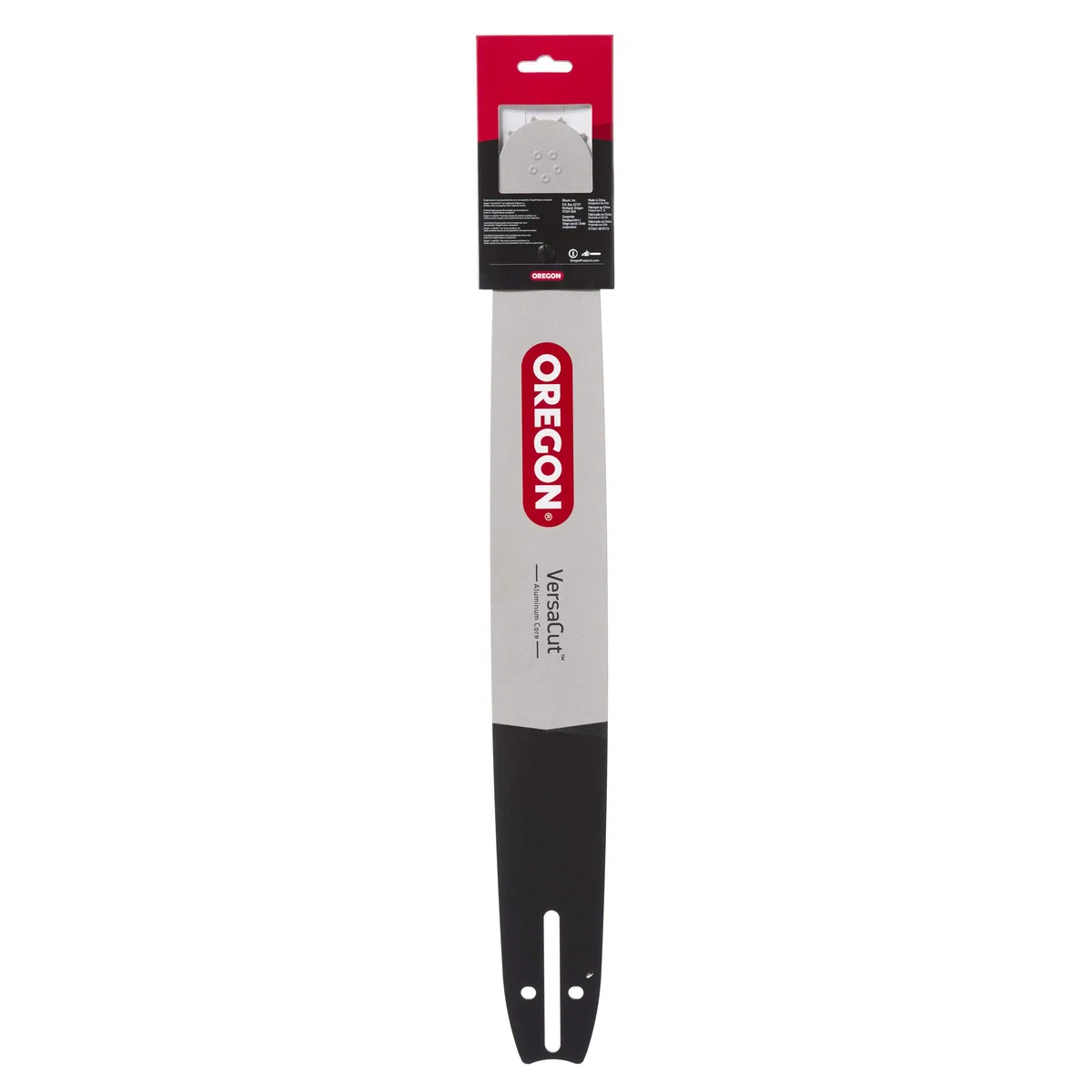 Oregon Versacut 208VXLHD009 - Barra Guida Professionale per Motosega da 50,8 cm, con Supporto Motore D009, Nero e Grigio