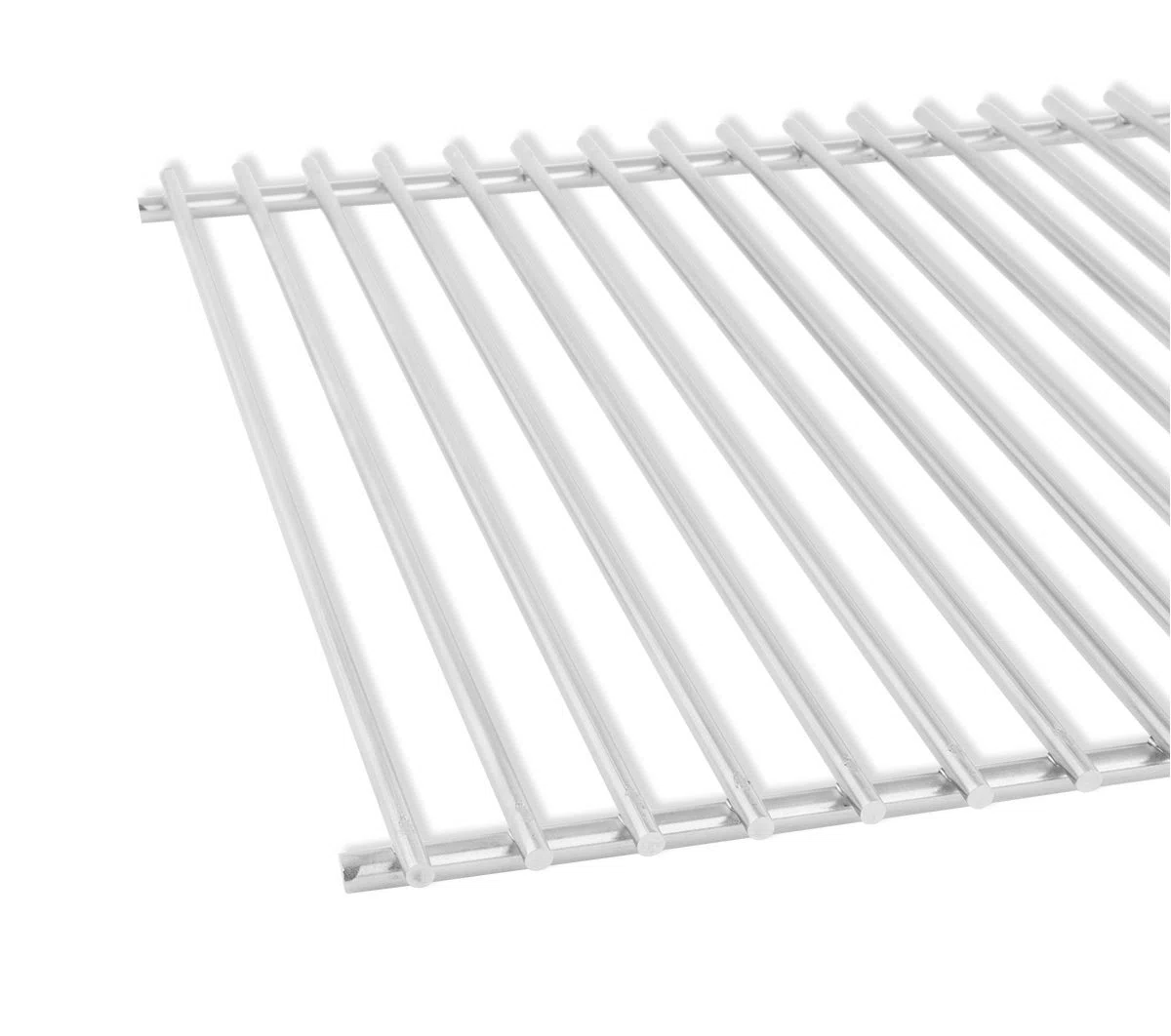 DEOS Griglia in Acciaio Inox Europeo AISI 304 - Griglia Barbecue 55x33cm - Accorciabile per Barbecue e Forno - Griglia Girevole Ideale per Camino Legna e Barbecue Balcone - Diametro 7+5mm