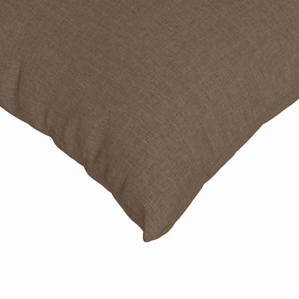 Cuscini da Divano 2 pezzi Marrone 70 x 50 cm in Tessuto con Riempimento in Poliestere, Federe Sfoderabili, Supporto Ergonomico per Soggiorno, Ufficio, Camera da Letto