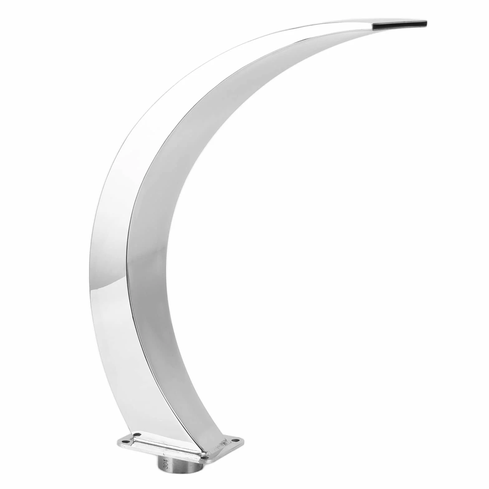 Fontana a Cascata per Piscina All'aperto, in Acciaio Inossidabile Durevole, per Giardino Paesaggistico e Parco Giochi, 36,3 X 10,2 X 8,9 Cm