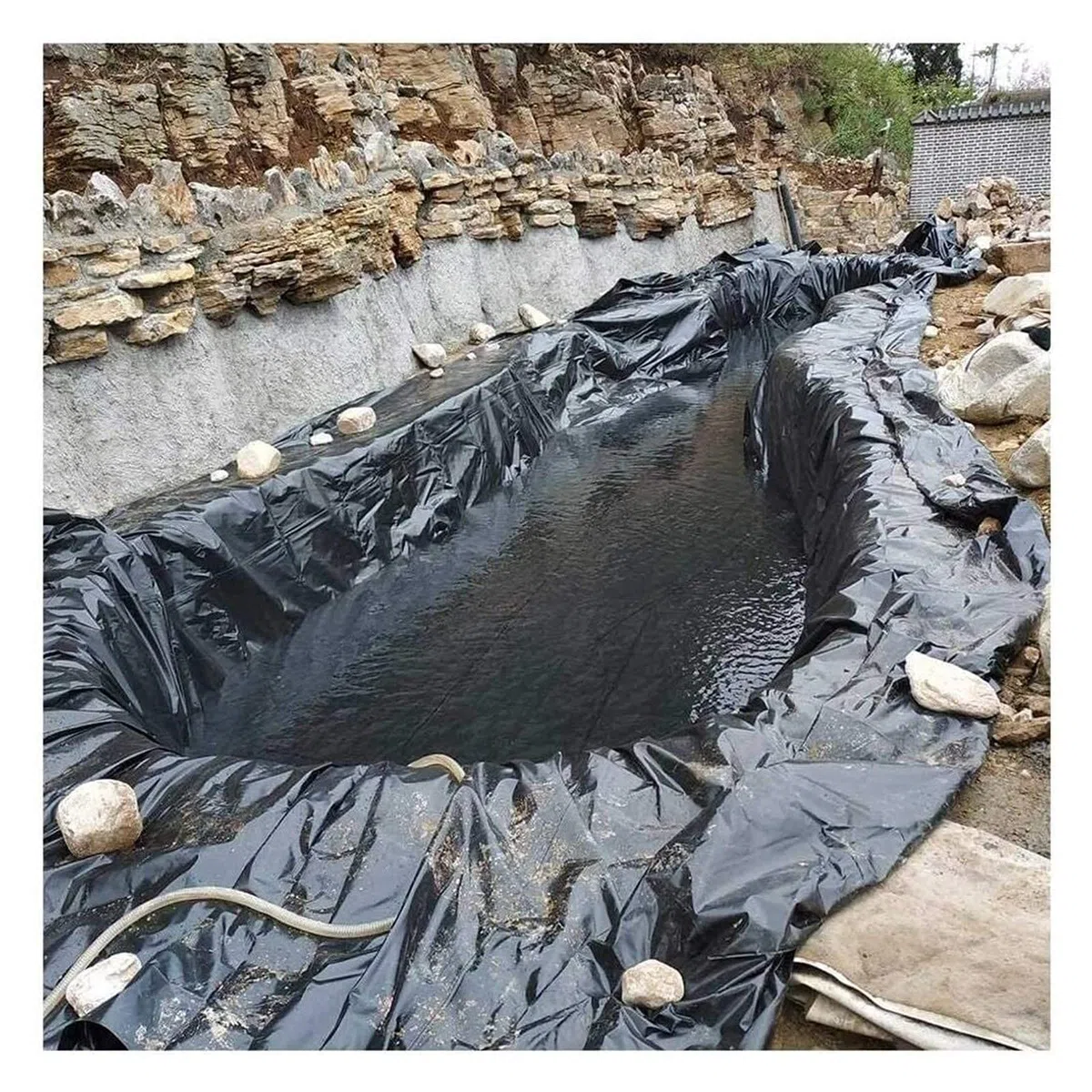CGF- Pond Liner Heavy Duty Liner Panno Giardino Piscina Impermeabile Piscina Fish Pond Liner Membrana (Dimensioni: 2x8m (6.6x26.2ft))