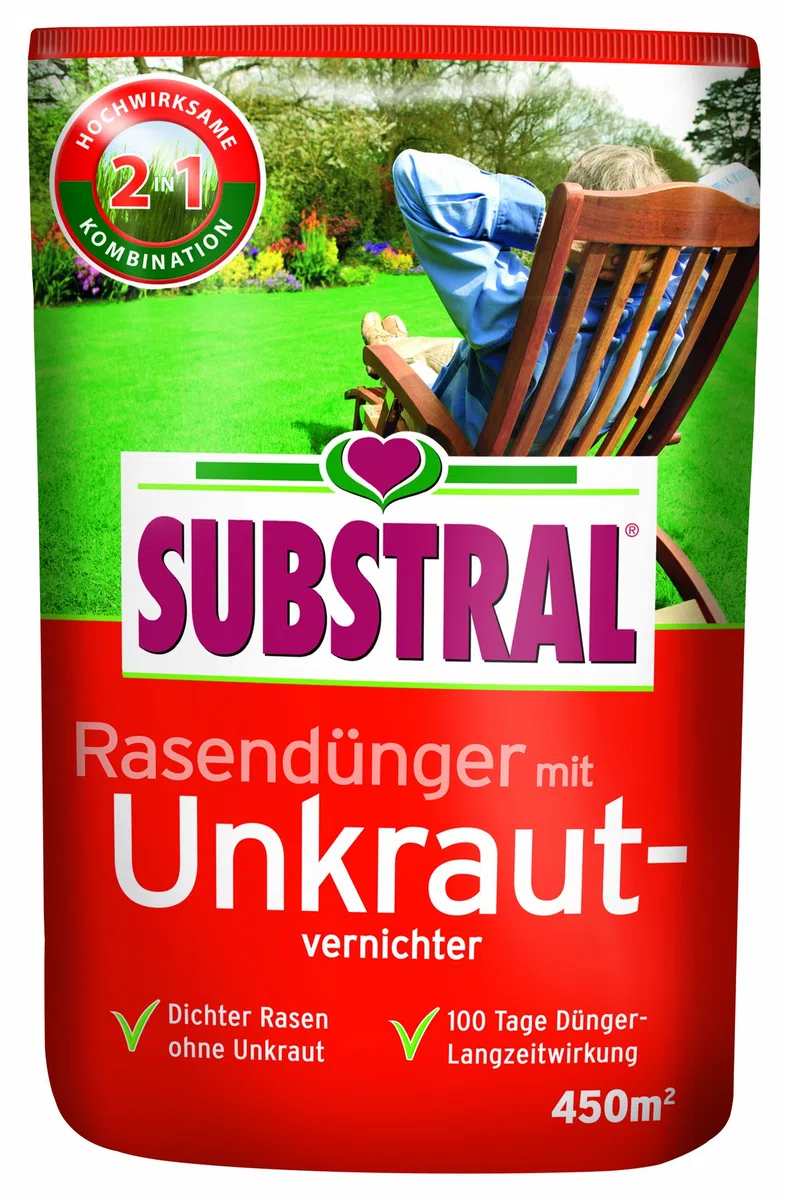Substral - Fertilizzante per l'agente Erbacce del Prato (9 kg a 450 m²)