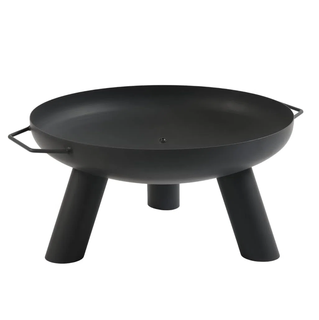 Braciere dal design premium, diametro 55 cm, in robusto acciaio, resistente al calore fino a 600 °C, braciere da giardino per legno e carbone, stabile braciere da terrazza, per esterni e giardino