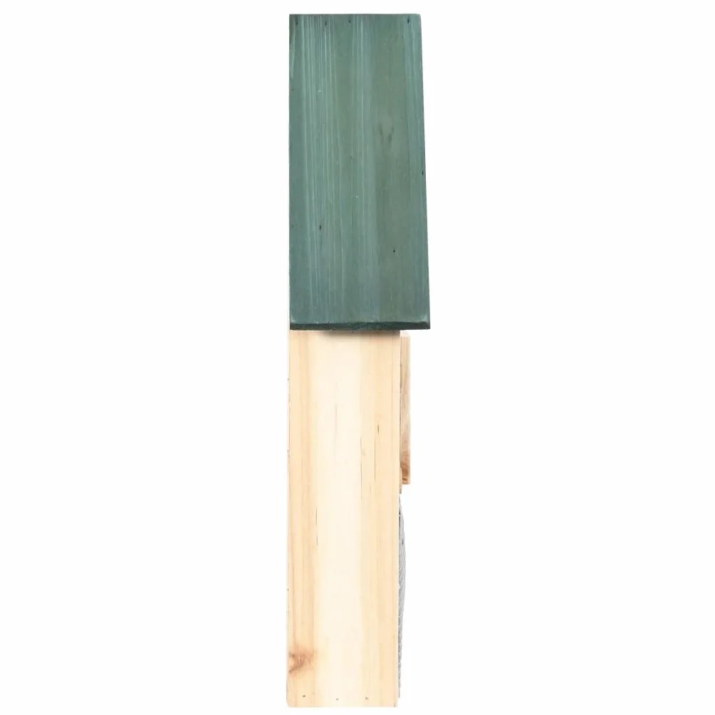 Casa per insetti, 31 x 10 x 48 cm, in legno di abete, per api selvatiche, mosche e farfalle, casetta per insetti per giardino e balcone