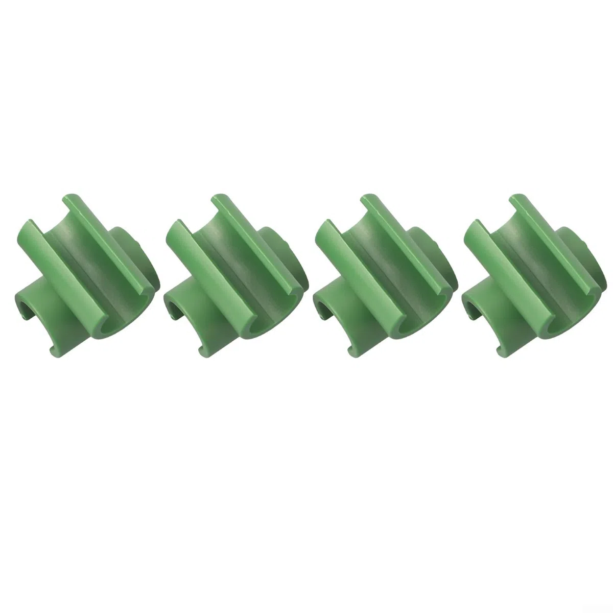Clip di collegamento per traliccio per piante, 50 pezzi, in plastica, per giardino, serra, fiori (11 mm)
