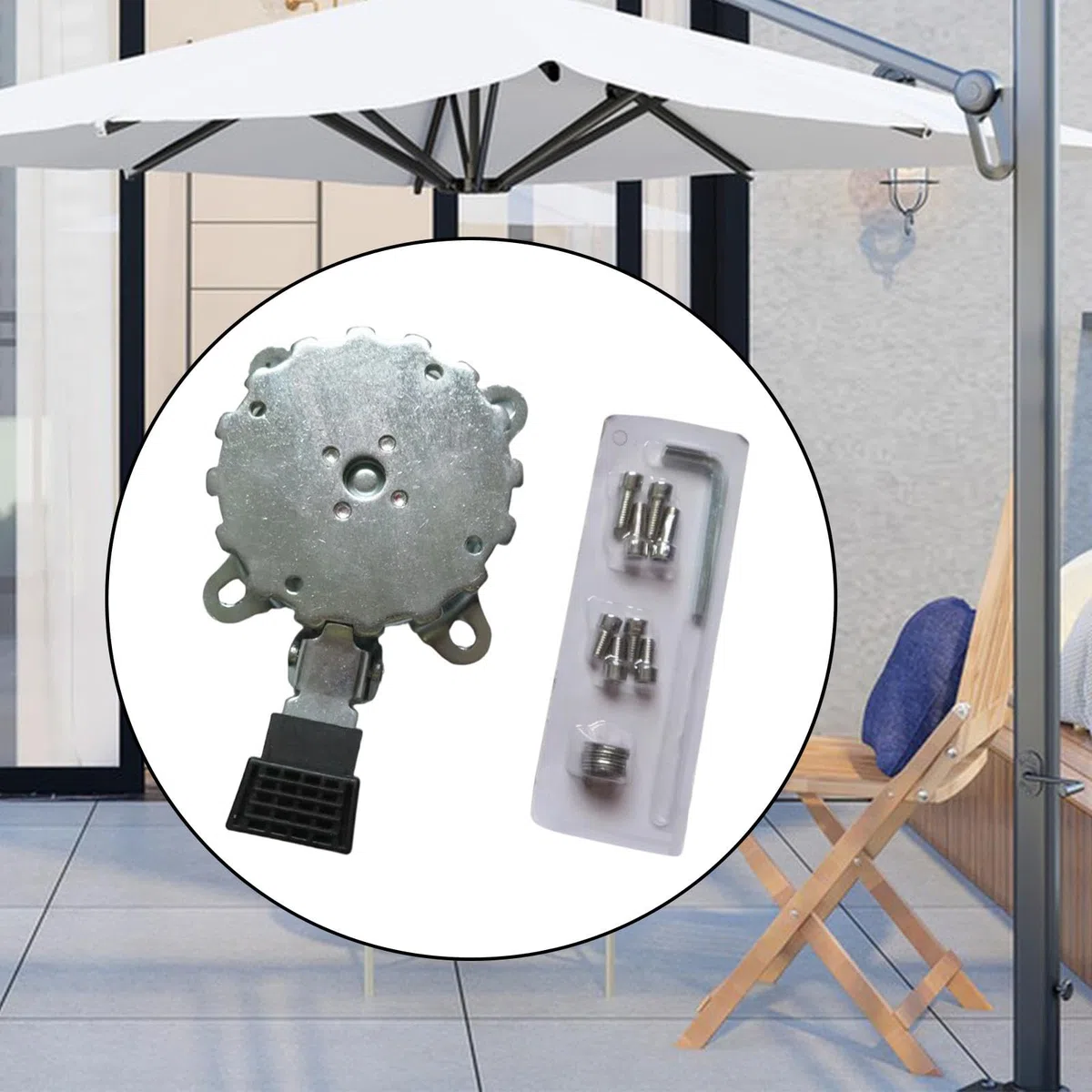 Base per ombrellone da giardino, resistente supporto per ombrelloni da esterno, per patio, spiaggia, barbecue, cortile, accessori durevoli per parasole e attività all'aperto per il tempo libero