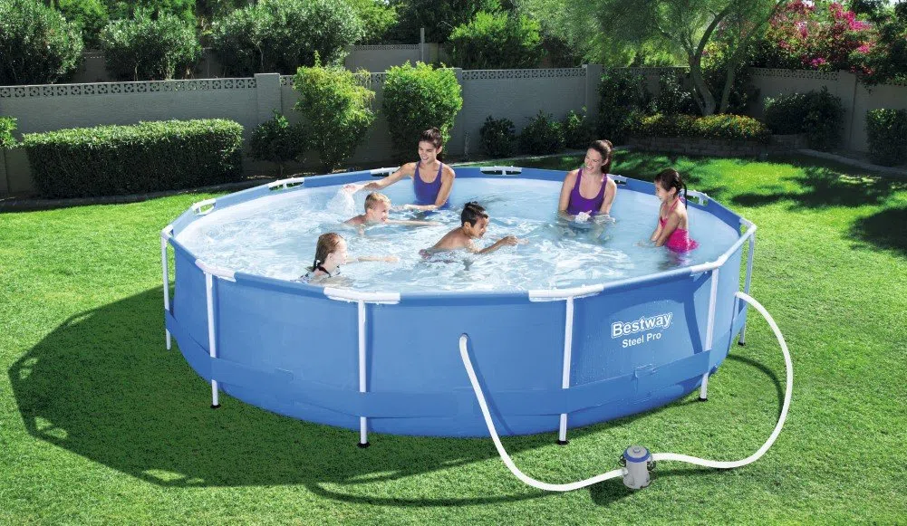 Bestway Steel Pro 56681 piscina fuori terra Piscina con bordi Piscina rotonda 6473 L Blu