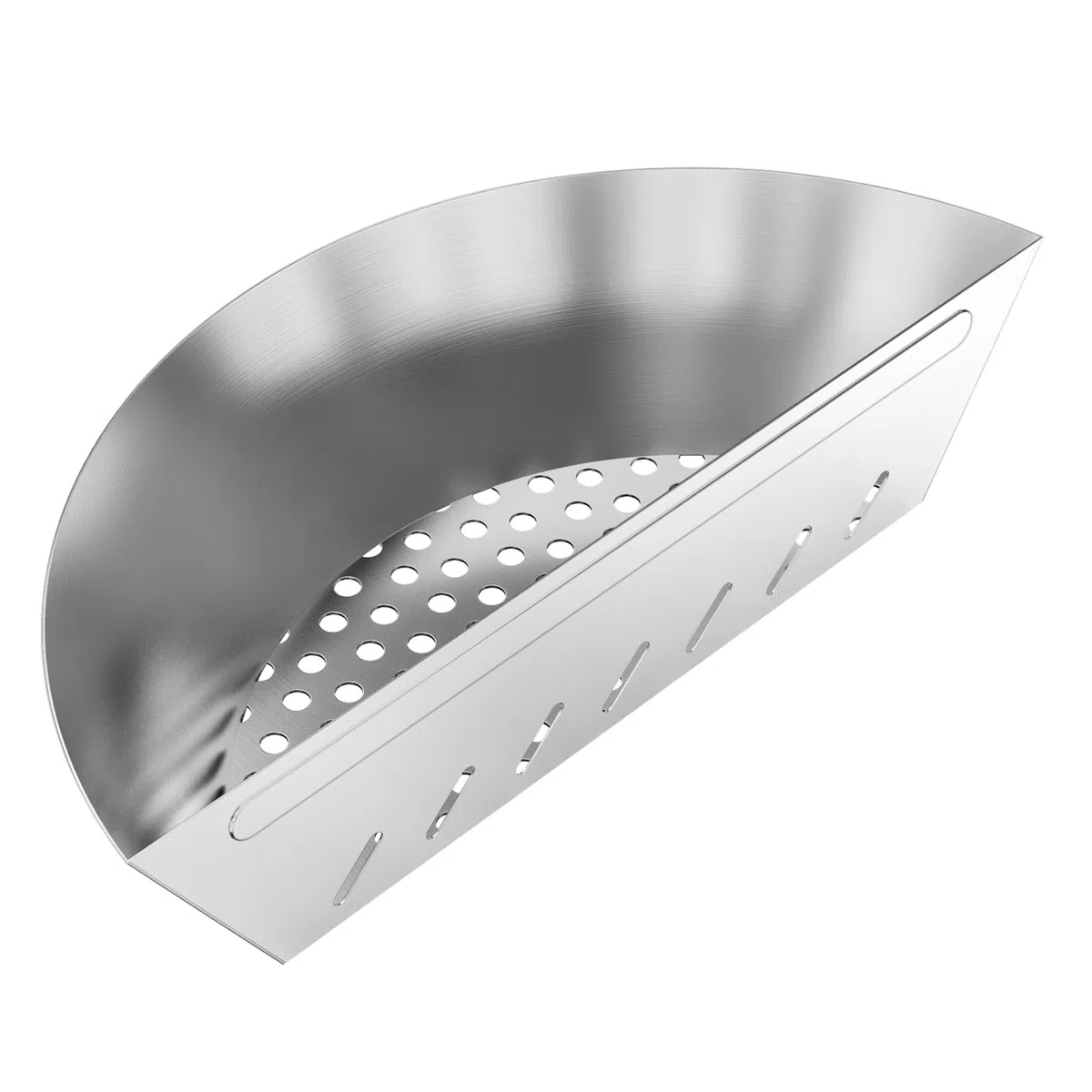 Onlyfire Cestino per Carbonella da Barbecue in Acciaio Inox, BBQ Charcoal Basket per Griglia a Carbone Weber 57/67 cm
