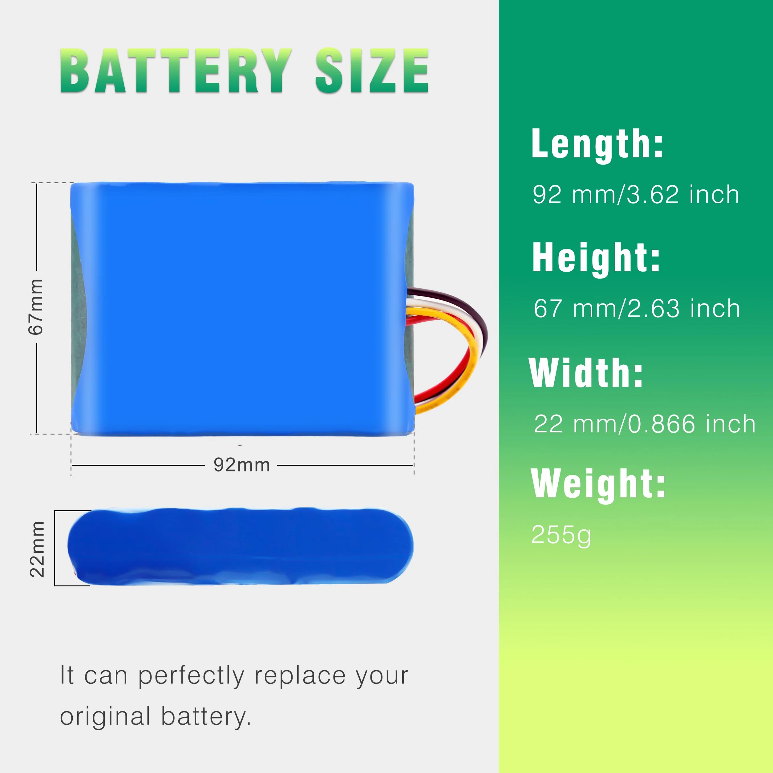 BLESYS 3500mAh Batteria per Husqvarna Automower 310 315 315X Robot Tagliaerba Batteria Modello 584 85 28-02 Compatibile con Gardena Sileno City 250 500 R100Li Sileno+ R130Li R160Li [18,5 V 65 Wh]