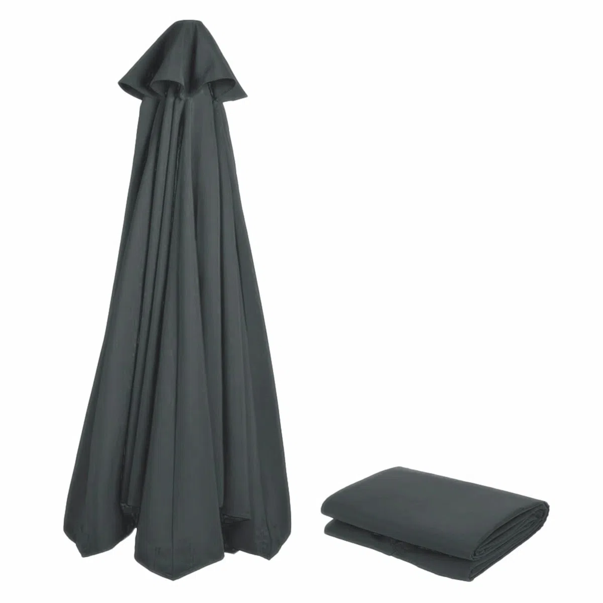 Copertura di ricambio per ombrellone 3 m/270 cm/2 m/230 cm/250 cm, 8 montanti/6 montanti, antracite/blu/grigio/rosso/beige, ombrellone in tessuto protezione UV 80 resistente al vento