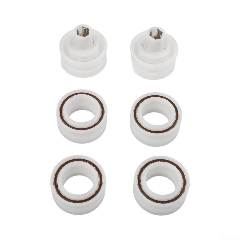 Gruppo puleggia di trasmissione, RCX26000 RCX26002 cuscinetto per Hayward per pulitore robotico per piscina con squalo tigre, parte di ricambio per motore (6 pezzi)