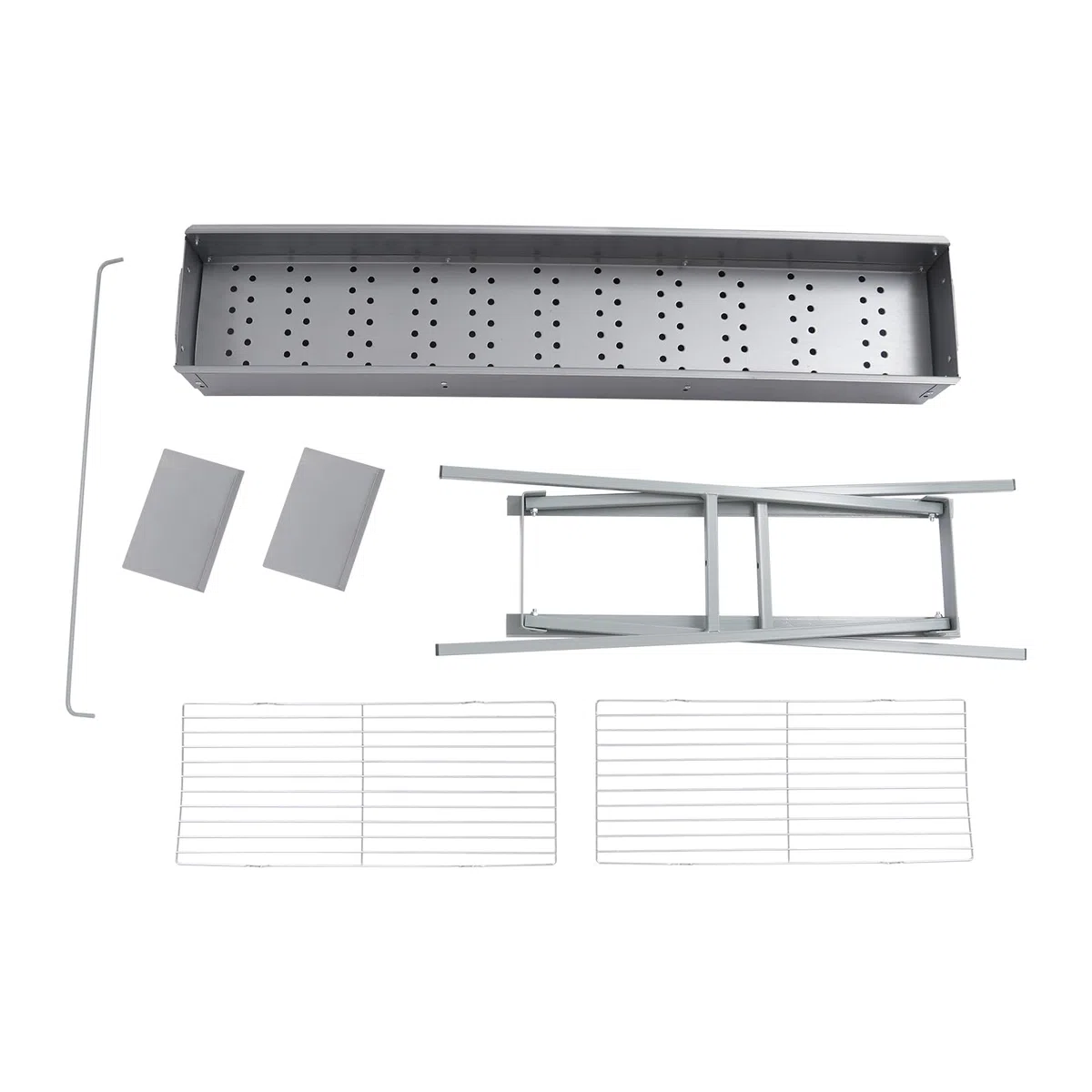Barbecue a carbonella, da campeggio, a carbone, 100 x 18 x 80 cm, portatile, pieghevole, per esterni, terrazza, campeggio, barbecue