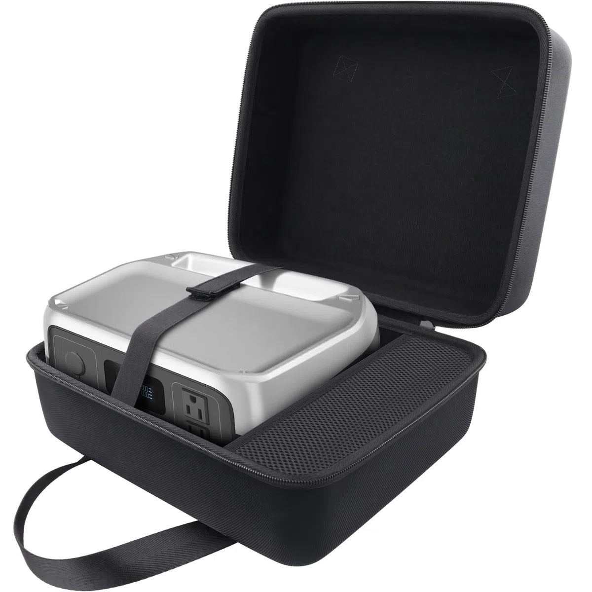 co2CREA cassa custodia borsa per EF ECOFLOW Centrale Elettrica Portatile RIVER 2 256Wh LiFeP04 Generatore Solare (solo custodia)