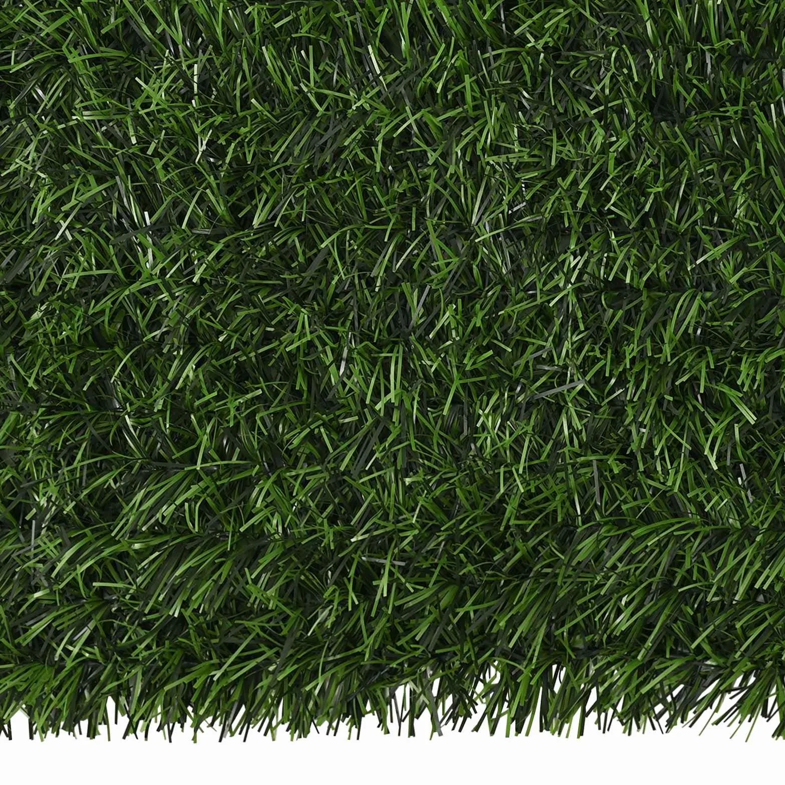 vidaXL Recinzione Artificiale Verde chiaro 1 x 10 m PVC e Acciaio, Recinzione in erba artificiale, schermo per patii, pannelli rettangolari, proteggi il tuo giardino all'aperto