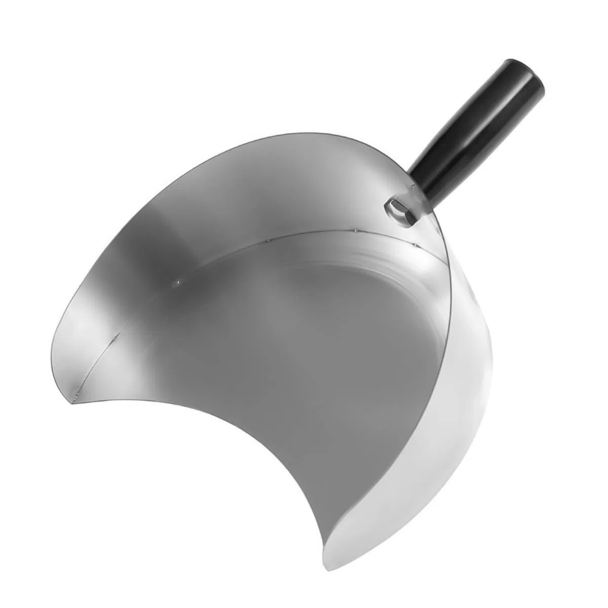 Paletta raccogli-carne 22,5 x 17,5 x 8 cm in acciaio inox, pala per kebab - Pratica pala per kebab per barbecue, macchina per shawarma