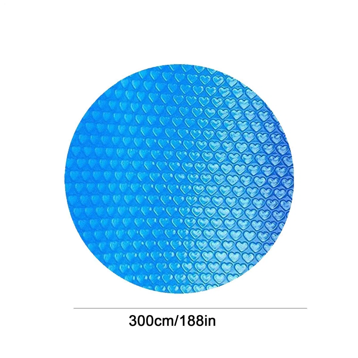 Copertura per piscina | Rivestimento per vasca da bagno con bolle – | Copertura per spa galleggiante a taglio libero – Coperta termoisolante per piscine sotterranee e fuori terra