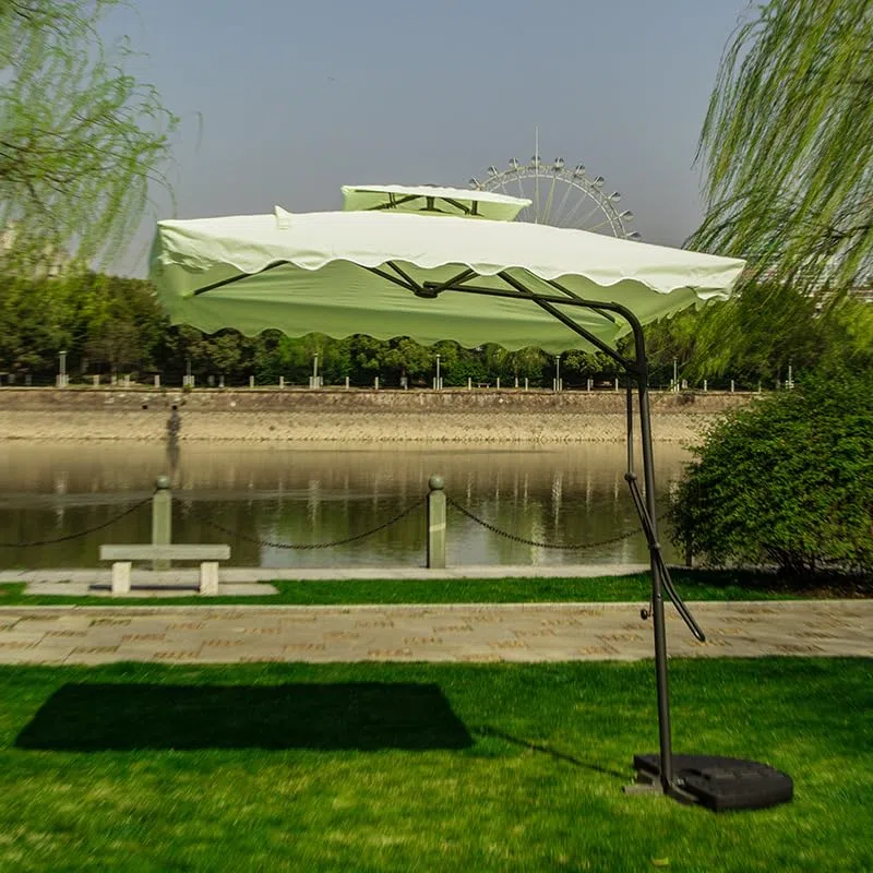 SkyFace Telo di Ricambio per Ombrellone Da Giardino Quadrato 4 Stecche/8 Stecche, Tettoia Ricambio Ombrello 2.2m/2.5m Copertura Ricambio Ombrellone Giardino (Solo Telo)