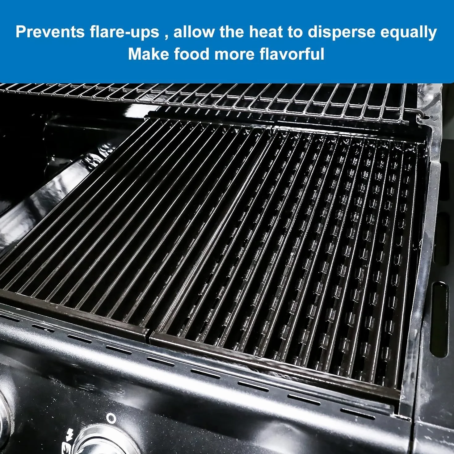 Denmay Griglia a infrarossi 43,2 cm per Charbroil Performance TRU Infrarossi 2 bruciatori 300 Barbecue a gas, Parti di ricambio per griglia per barbecue Charbroil 463633316, 463672016 463672216