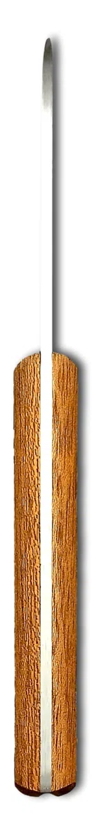 DUE BUOI 247L FX Coltello da Innesto a Lama Fissa Professionale Alberi da Frutto e Giardinaggio Acciaio Carbonio Manico in Legno