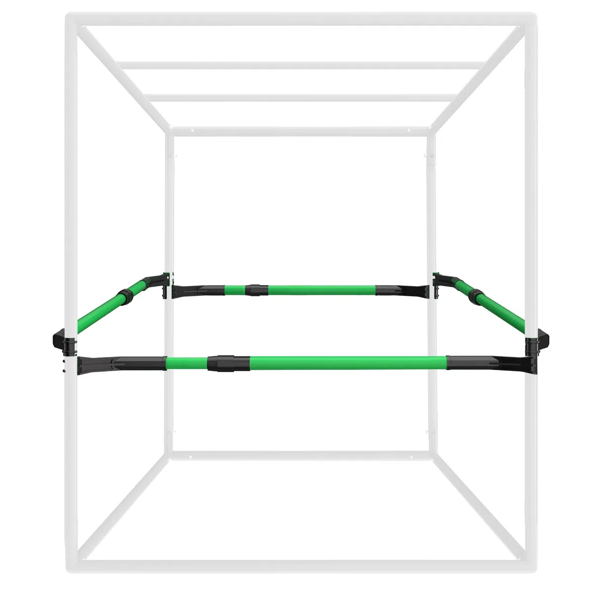 VIVOSUN Grow Tent High CFM, gamma di pali verdi da 61 a 91,4 cm, adatta per tende da coltivazione da 61 x 6 cm, 3 x 3 cm, 2,7 x 2,7 cm, confezione da 4 (tipo B)