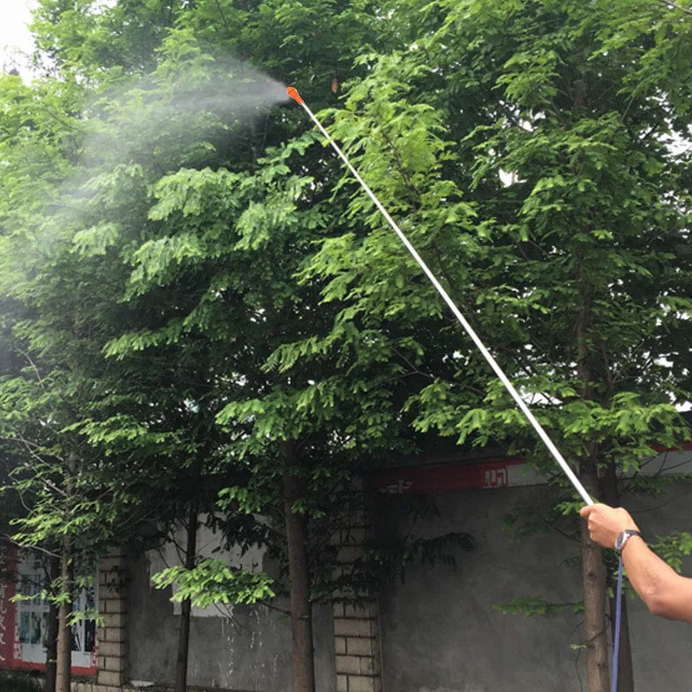 Jenngaoo Tubo di Prolunga Spray in Acciaio Inossidabile 2,6 m, Spruzzatore a Bacchetta per Giardino, Spazi Verdi e Giardinaggio Domestico
