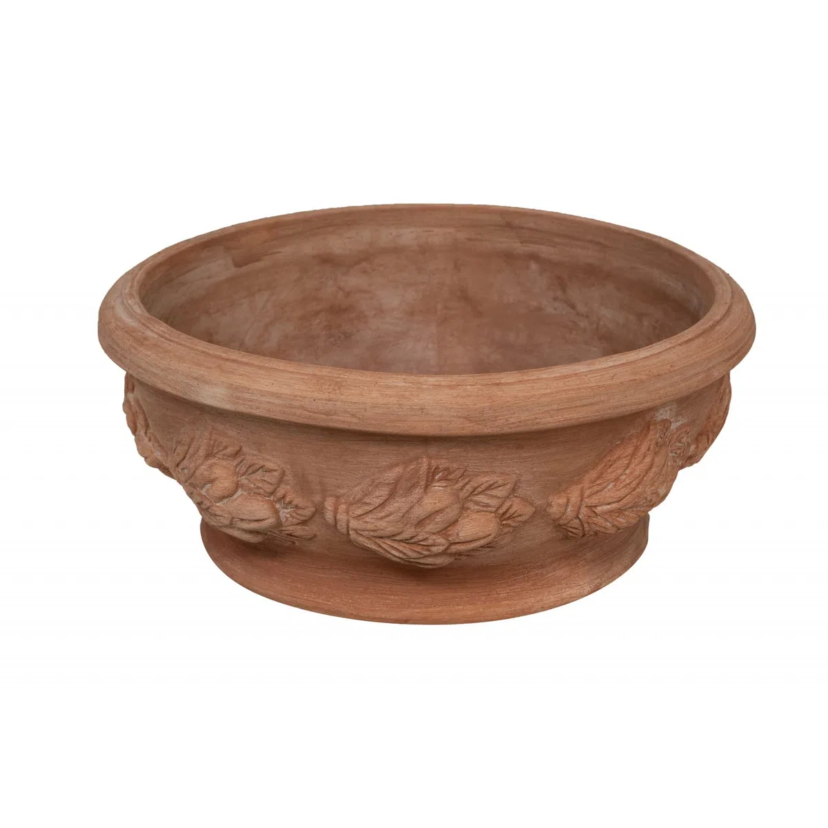 Biscottini Vasi terracotta artigianali 50x23x50 cm | Vaso terracotta interno ed esterno | Vasetti piante grasse Made in Italy