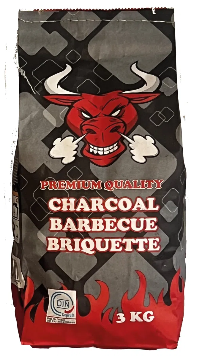 TORO - BRICCHETTE di Carbone per Barbecue, Alto Potere Calorifero, Indicate sia per Cotture Veloci sia per Cotture Lente, Sacco da 3 kg