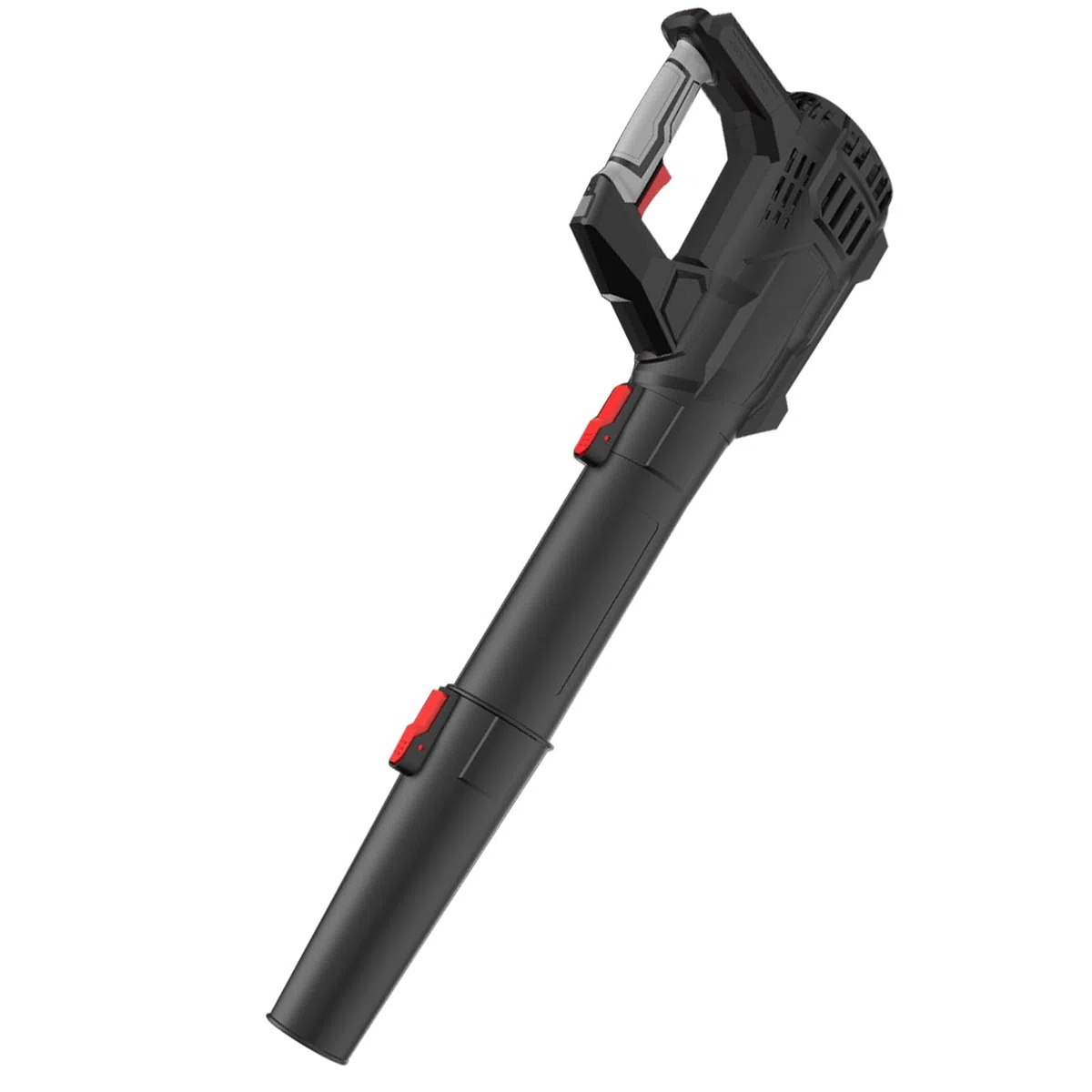 Soffiatore portatile 580CFM 160MPH Tubi intercambiabili Autonomia 40 minuti 2 batterie da 4, 0 Ah Costruzione ergonomica Soffiatore a batteria