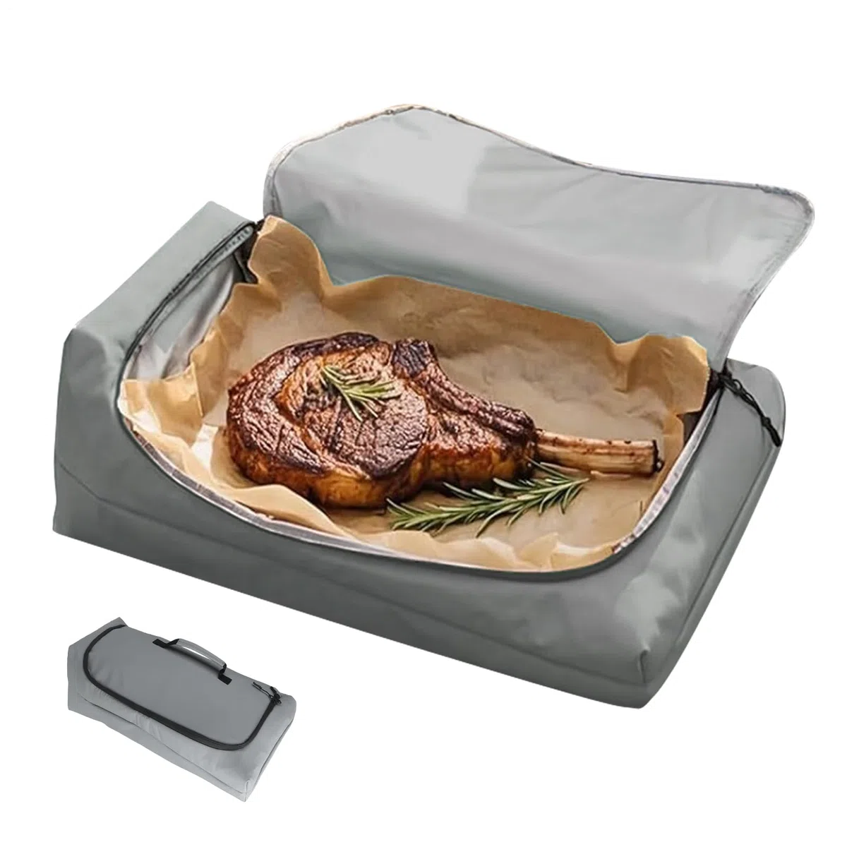 Borsa per il Riposo della Carne Attrezzo da Griglia che Blocca i Succhi | Coperta BBQ per riposo di carne Per brisket di maiale, ristoranti, feste, cucine, campeggi, compleanni, uomini, papà,