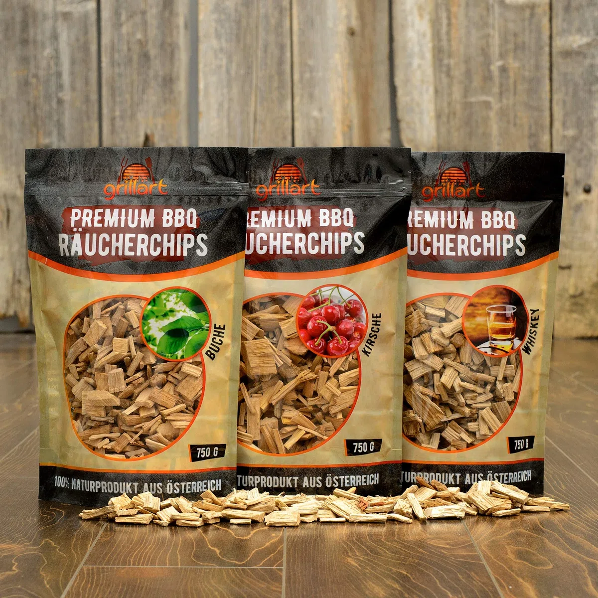 Premium BBQ Chips (Set da 3 tedesco)
