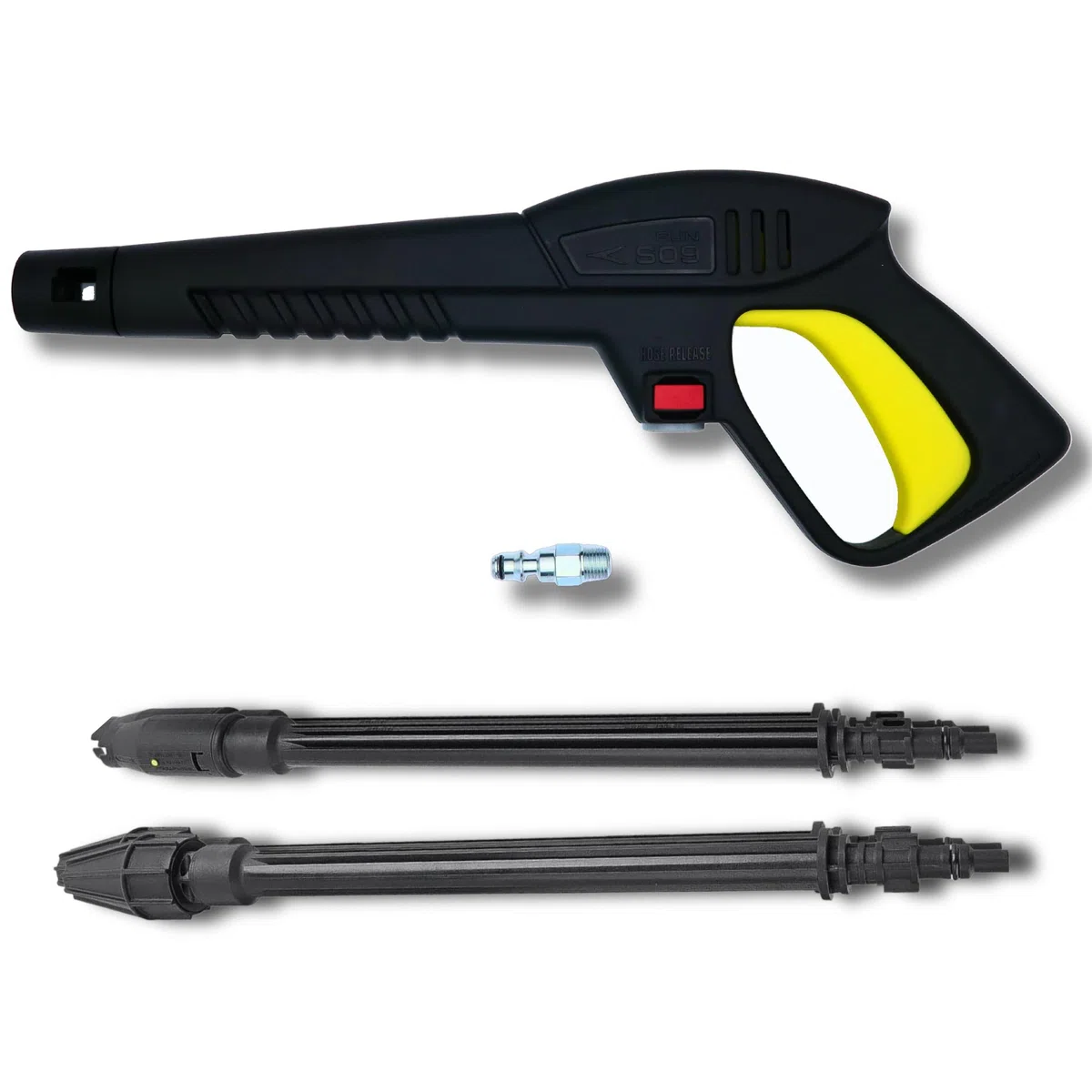 Pistola per Idropulitrice Lavor S'09 con Lancia a Getto Variabile e Lancia Rotante, Adattatore 1/4" Incluso, Compatibile con Idropulitrici Lavor, Attacco Rapido