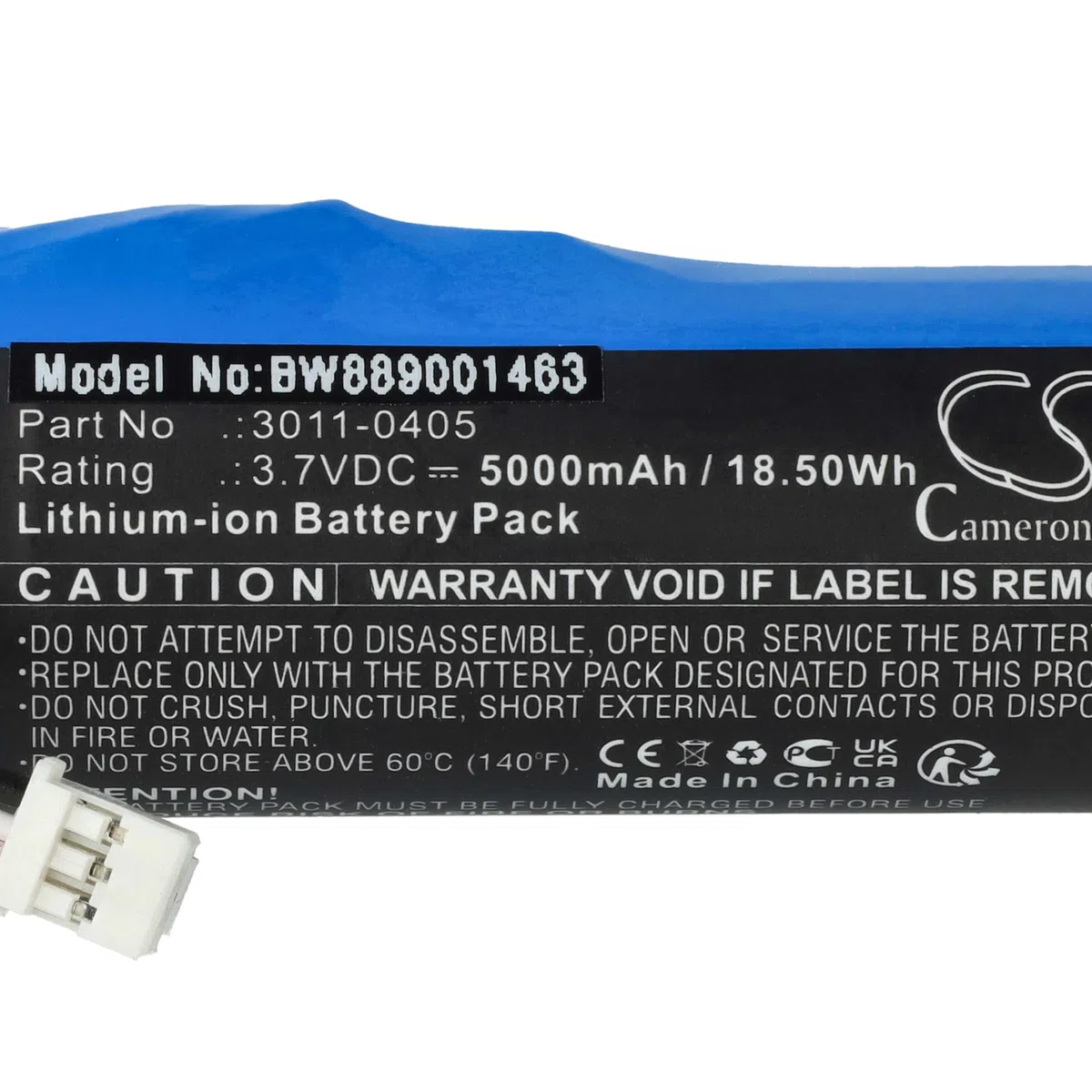 vhbw batteria compatibile con Minelab Equinox 600, 800 metal detector (5000mAh, 3,7V, Li-Ion)