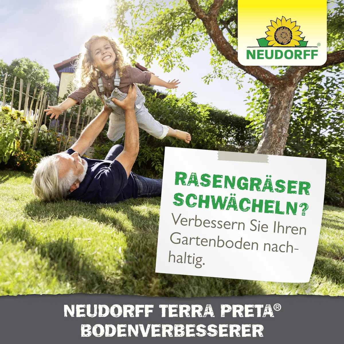 Neuendorf Neudorff Terra Preta - Fertilizzante Biologico con Carbone vegetale Biologico per Il miglioramento sostenibile del Suolo di Tutti i Terreni e Le Colture, 10 kg per 100 m², Marrone