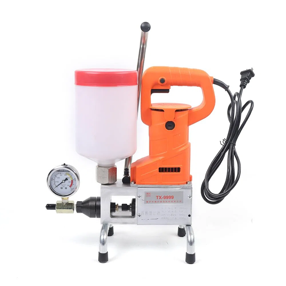 Macchina ad alta pressione per iniezione, pompa per iniezione, macchina per iniezione, macchina per iniezione, macchina per iniezione, riparazione del calcestruzzo, crepa, 720 W, 220 V