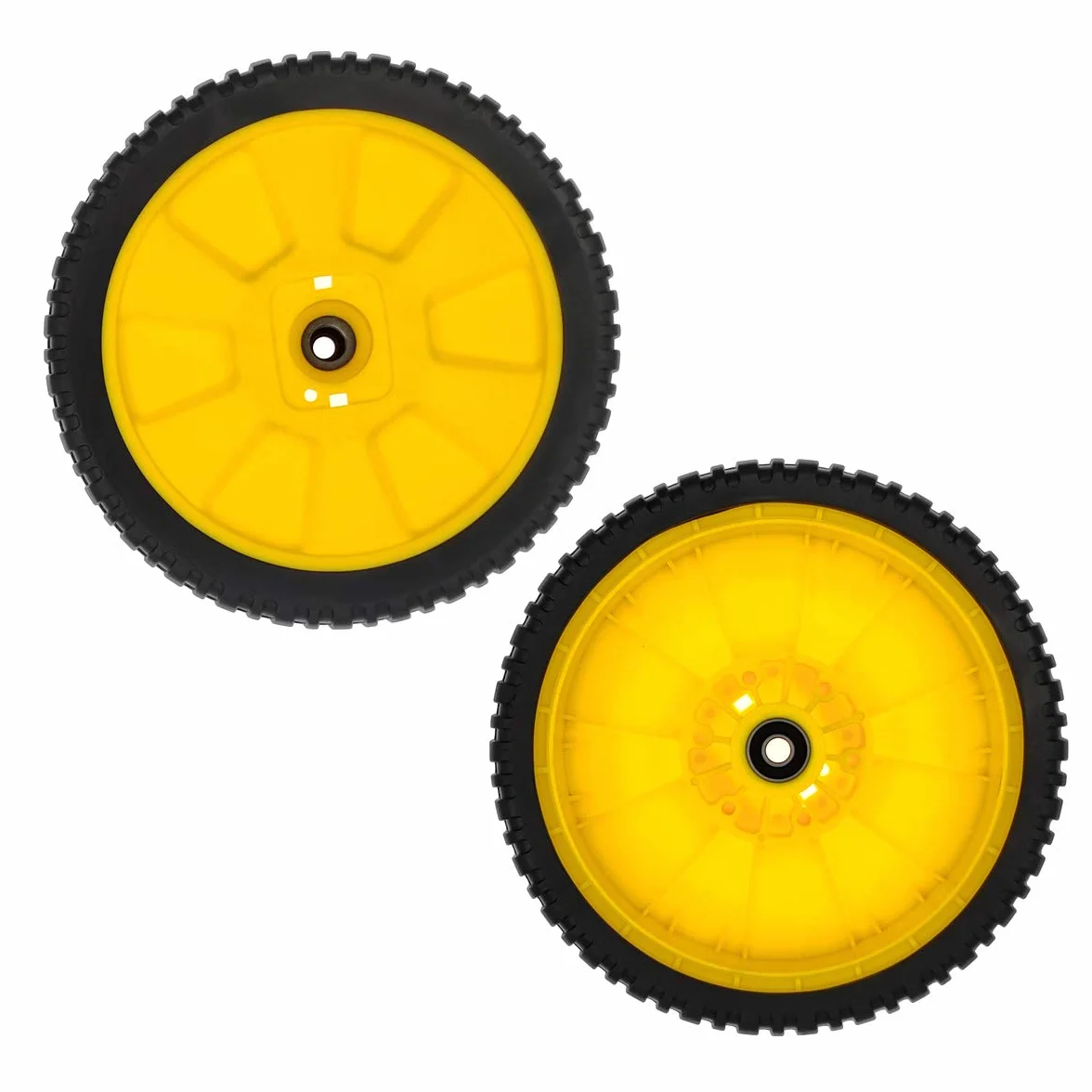 2 pz Ruota Tosaerba per Oregon 72-115 AM115138 GY20630 per John Deere 14PB 14SB 14SE 14PT 14ST JA65 JX75 JE75