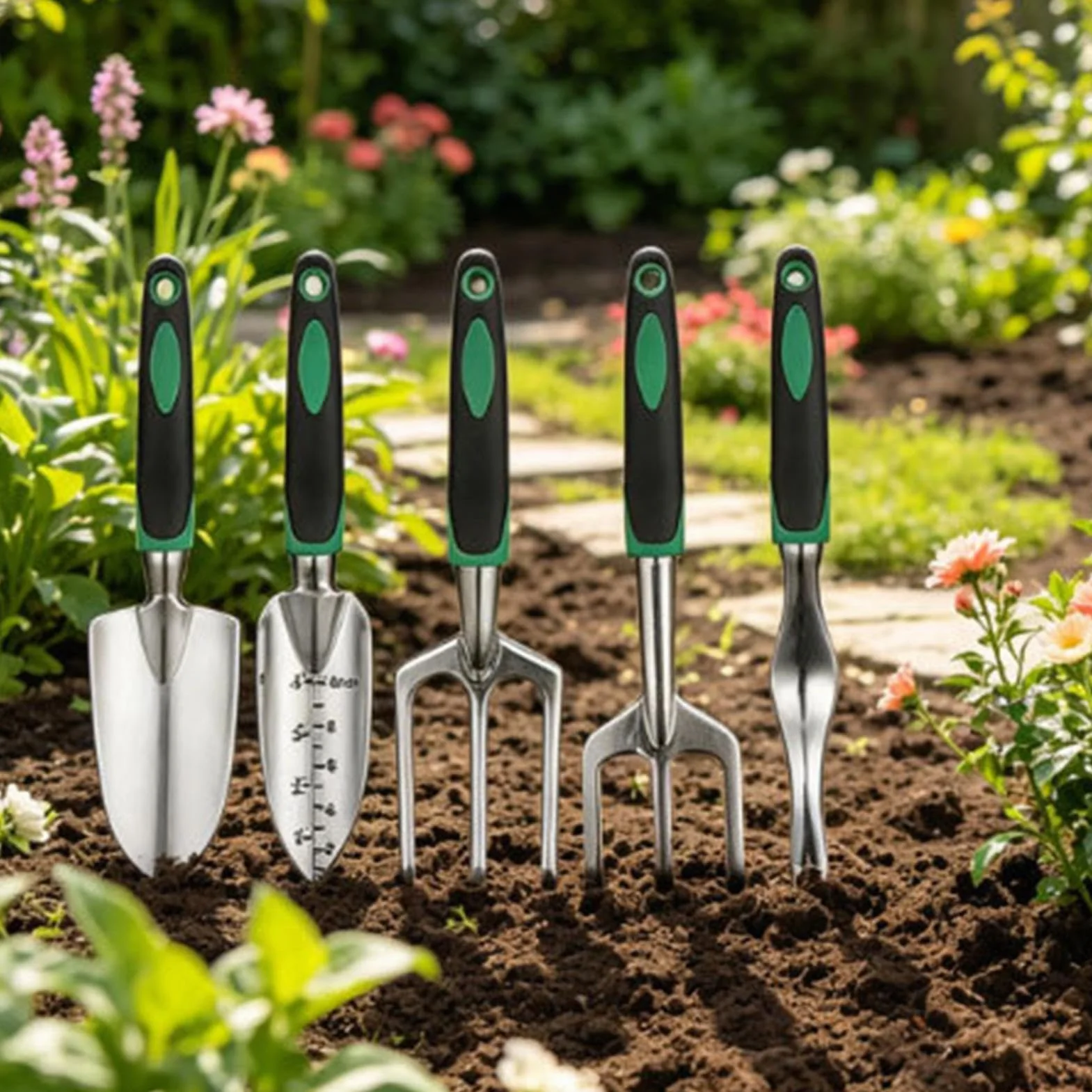 Set di attrezzi da giardinaggio da donna, 11 pezzi, per piante, attrezzi da giardino, per giardino, cortile, prato, giardiniere, uomini, donne, nonne