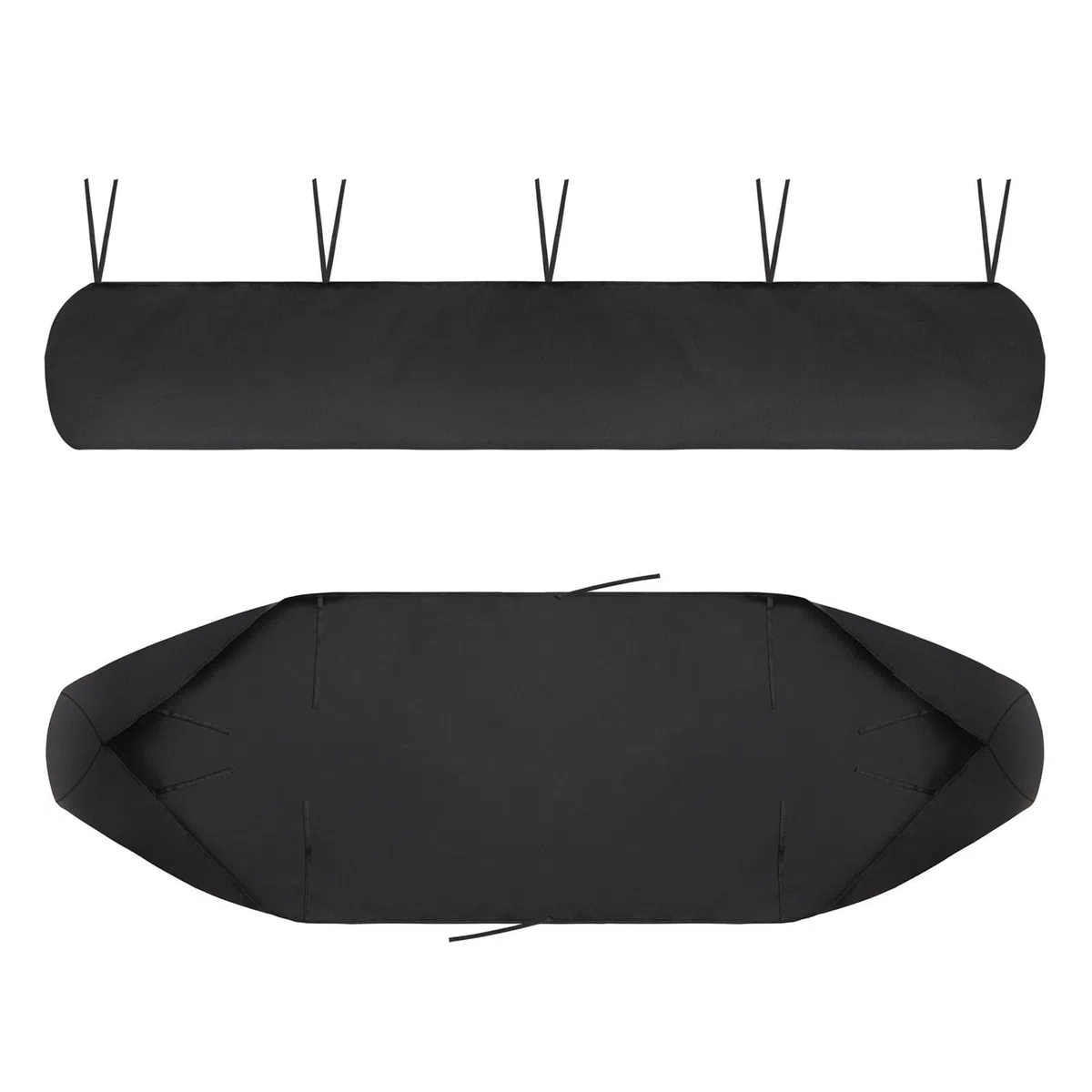 Tende da Sole per Giardini, Coperture Tettoia Tessuto 420D Oxford Protettiva Antipolvere Impermeabile, per Avvolgibile A Scomparsa, Patio Veranda Esterno Invernale (2.5M Nero)