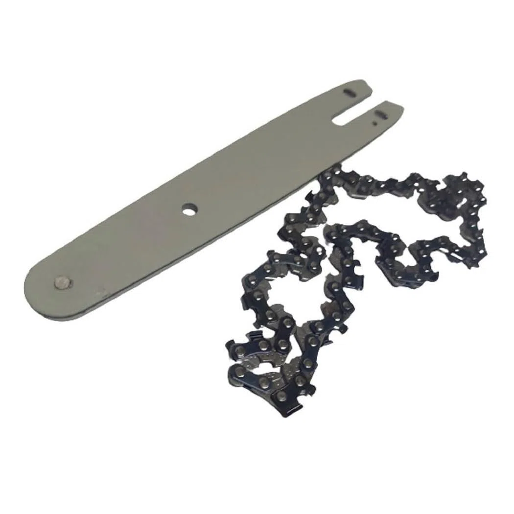 Trade Shop - Kit Barra + Catena 12" Ricambio da 12 Pollici per Mini Motosega A Batteria -