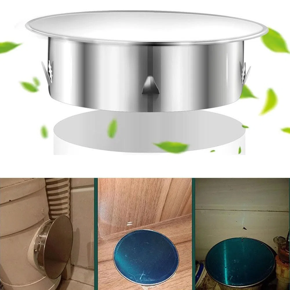Copertura per foro del camino, tappo per condotto del tubo della stufa, 200 mm, in acciaio , per tubi fognari